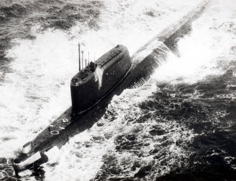 Советские атомные подводные лодки с баллистическими ракетами проекта 658
