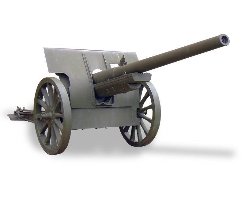 Русская 107-мм пушка образца 1910 года