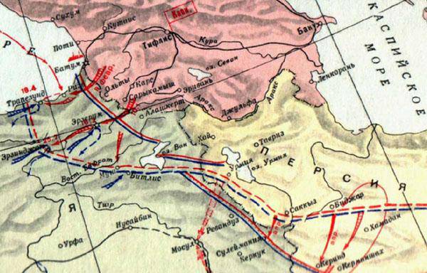 Война на уничтожение 1914-1915: турки рвутся в Россию и Персию