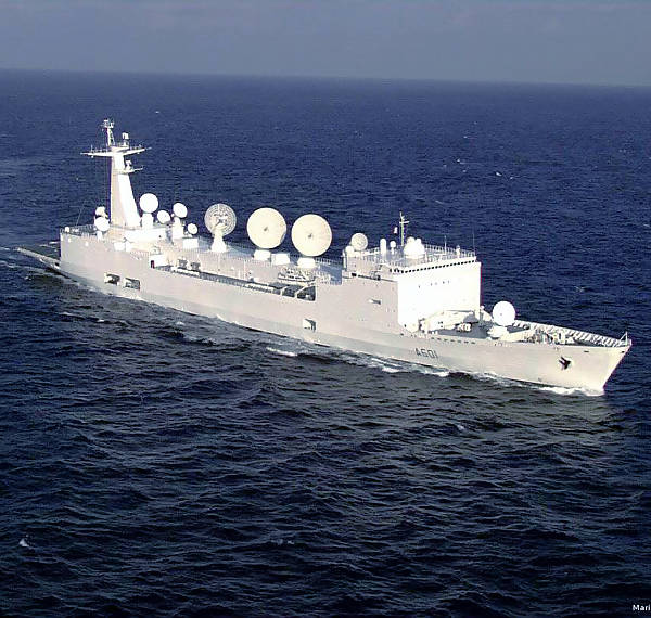 Корабль измерительного комплекса «Henri Poincare» ВМС Франции