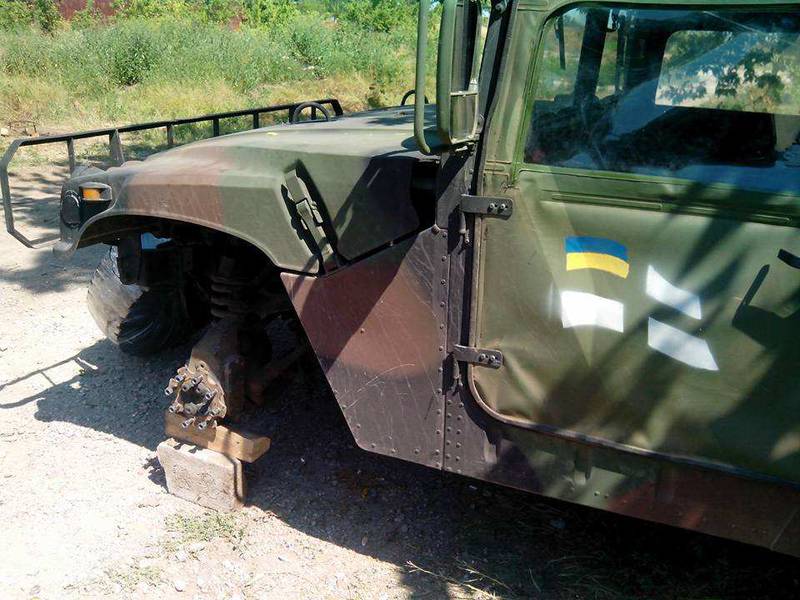 Поставленные Украине военные автомобили Humvee вышли из строя