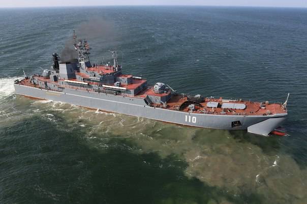На Балтийском флоте прошло тактическое учение по высадке десанта
