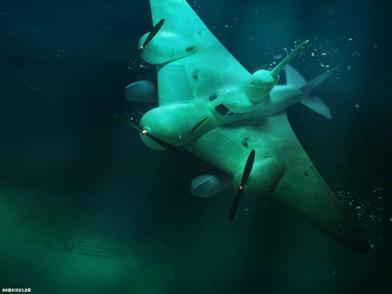Советский проект летающей подводной лодки