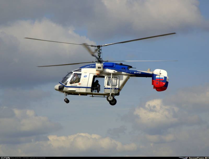 ФСБ России закупит вертолеты Ка-226 для базирования на сторожевых кораблях