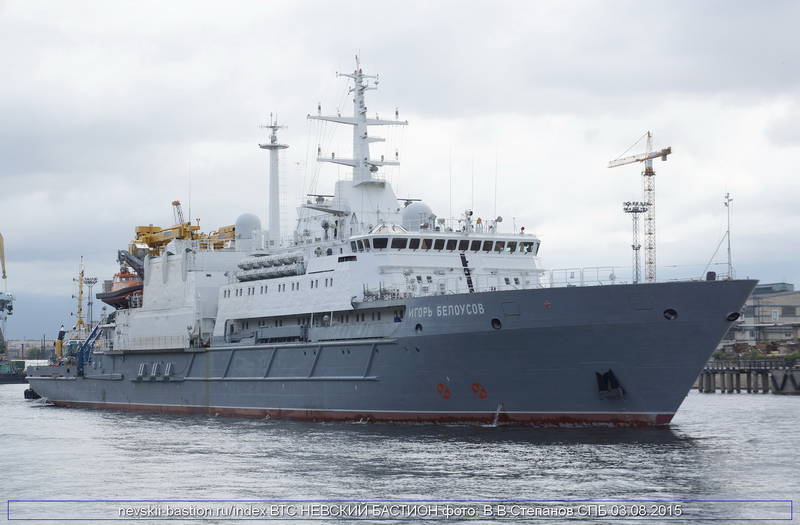 В Атлантике проведен первый этап межведомственных испытаний оборудования и технических средств новейшего спасательного судна «Игорь Белоусов»