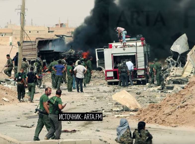 Десятки человек погибли в двойном теракте ИГ на севере Сирии