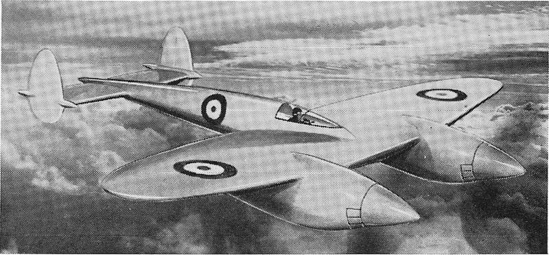 Проект тяжелого истребителя Miles M.22. Великобритания