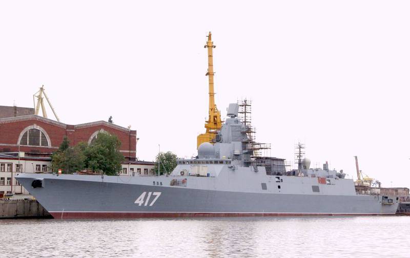Фрегат «Адмирал Горшков» будет принят в состав флота до конца 2015 года после выполнения ряда технических требований