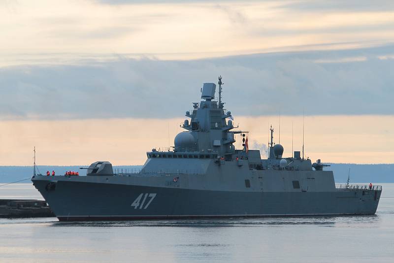 Фрегат «Адмирал Горшков» прибыл в Северодвинск для госиспытаний