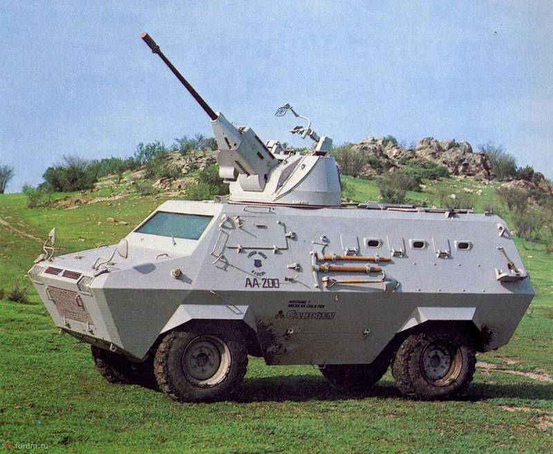 Чилийский бронеавтомобиль Cardoen VTP-2