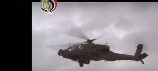 Египетская армия показала ролик с уничтожением техники и складов боевиков