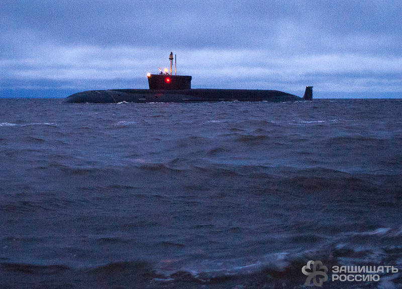 Подводный ракетоносец «Владимир Мономах» вернулся в Северодвинск: фоторепортаж