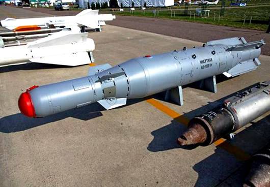ВКС РФ впервые применили в Сирии мощную бомбу КАБ-1500