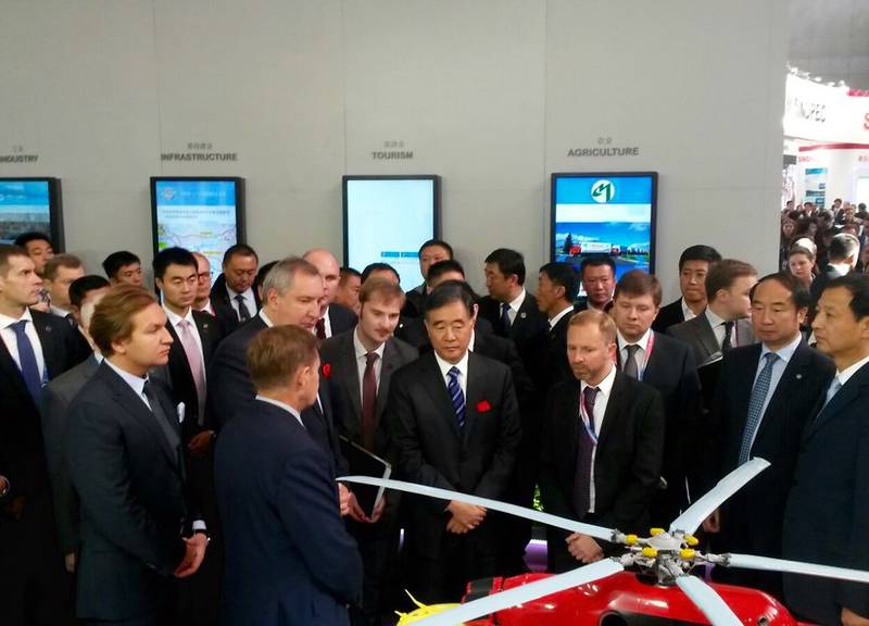 Вертолет нового поколения Ми-171А2 показали в Китае