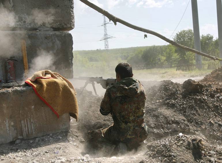 Хроника Донбасса: в Майорске работают гранатомёты, в Зайцево — миномёты