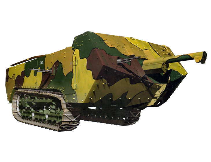 Второй Французский танк «Сен-Шамон»