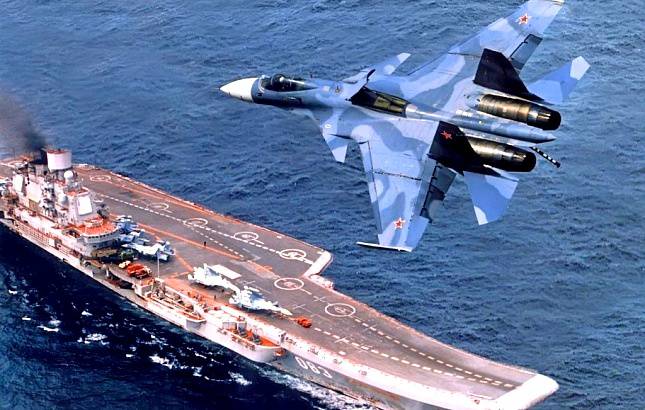 Тяжёлый крейсер «Адмирал Кузнецов» со своей авиагруппой переломит ситуацию в Сирии