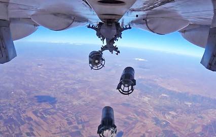 Авиация ВКС РФ уничтожила цех по изготовлению фугасных мин в Сирии