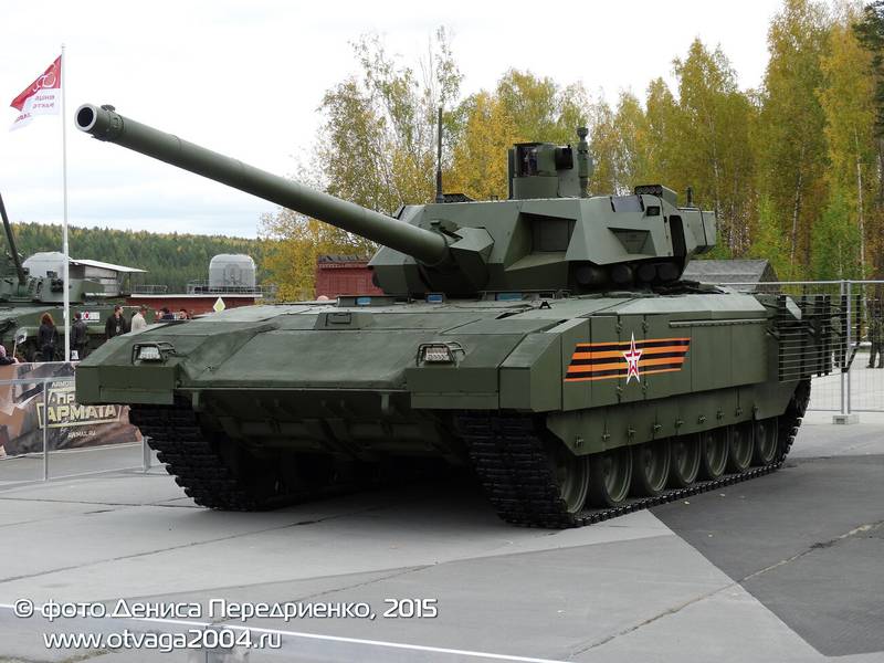 Перспективный танк Т-14 на платформе «Армата» - фотообзор