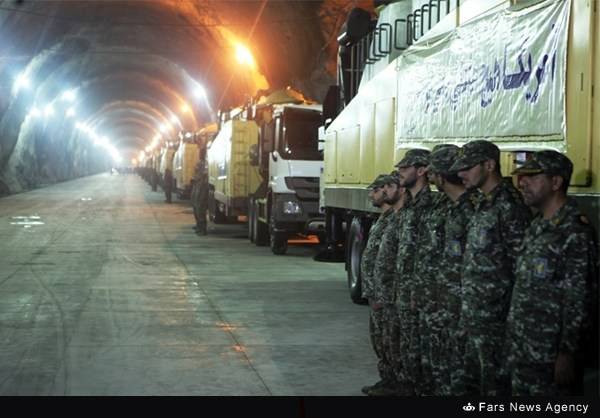 Подземная база иранских БРСД