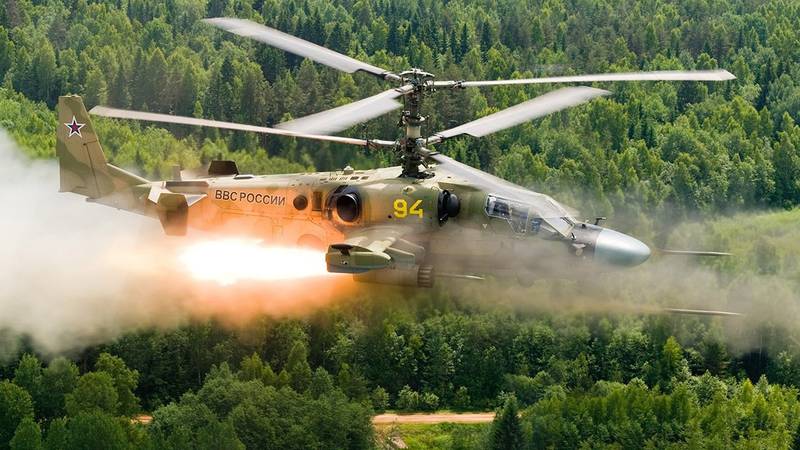 Ка-52 «Аллигатор» - российский ударный вертолёт