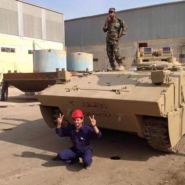 Иракцы отремонтировали БМП AMX-10P