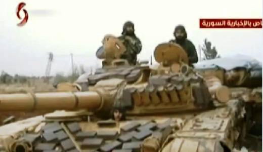 Сирийские танки Т-72 снова стали получать динамическую защиту