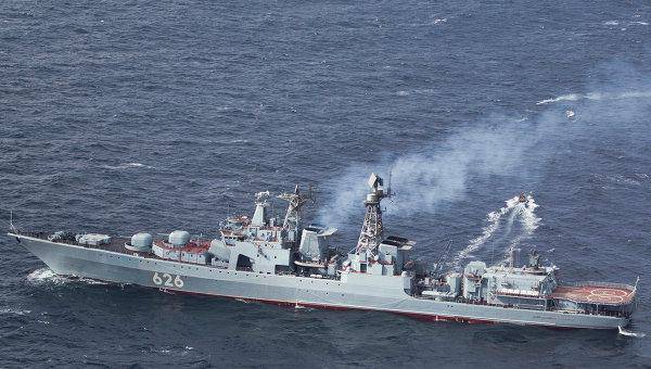 БПК «Вице-адмирал Кулаков» вошел в Средиземное море