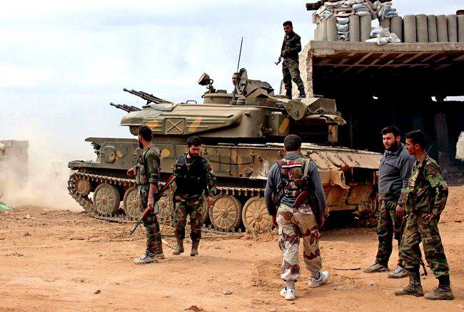Сирийская армия ведет ожесточенные бои с террористами на улицах Термальи