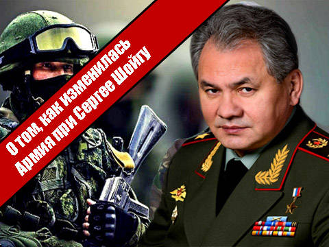 О том, как изменилась армия России при Сергее Шойгу