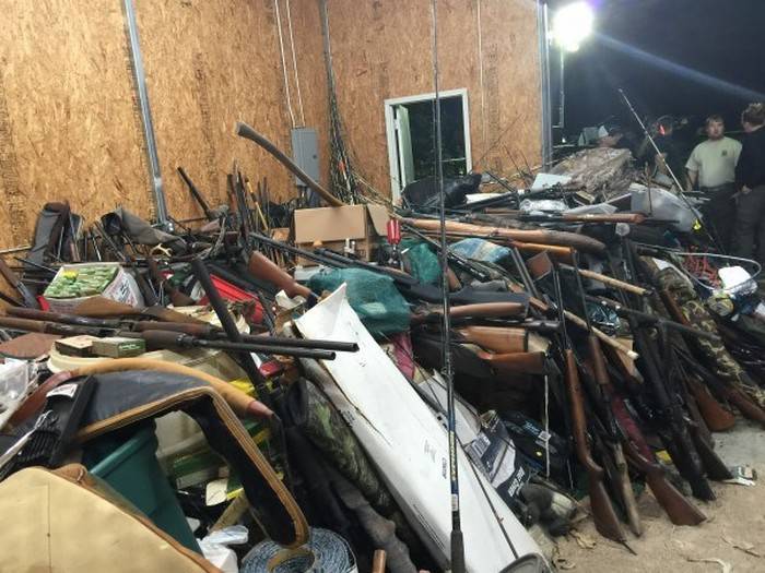 В доме американца нашли более 7000 единиц краденого оружия