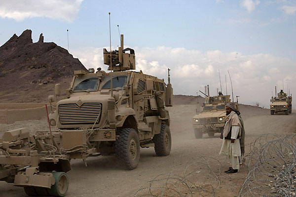 Конвой в Афганистане подвергся нападению