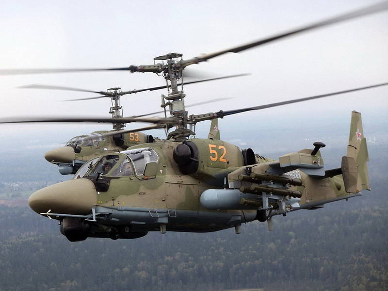 Перевооружение продолжается: очередная партия вертолётов Ка-52 поступит на вооружение Южного военного округа