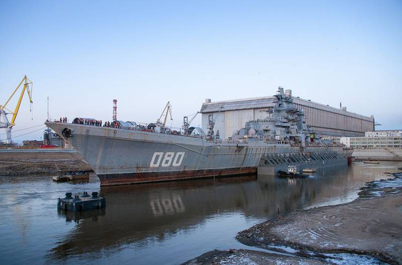 На атомном крейсере «Адмирал Нахимов» завершен демонтаж старого оборудования
