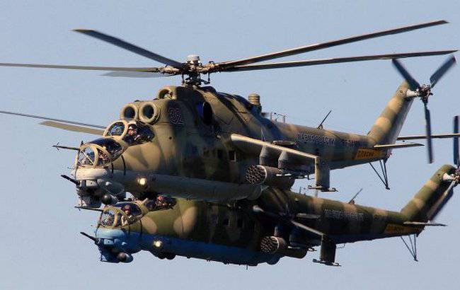 Российские вертолеты взмыли в небо над Таджикистаном