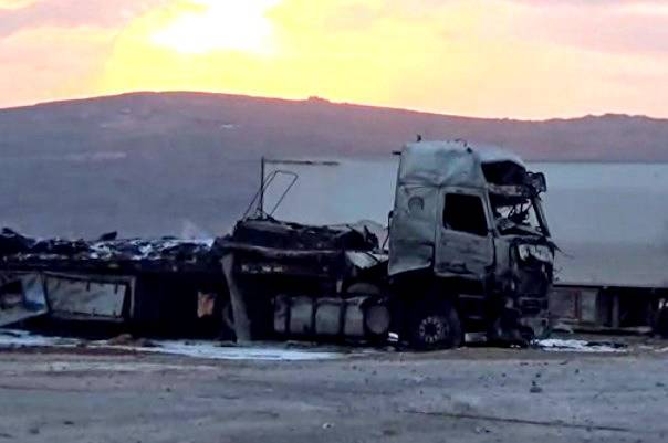 ВКС уничтожили еще один конвой на турецкой границе