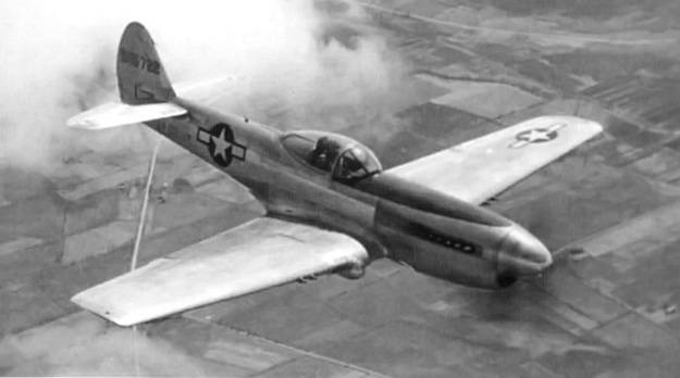 Опытный истребитель Curtiss XP-40 Q. США