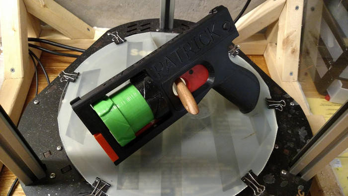 PM522 Washbear 2.0 – револьвер напечатанный на 3D-принтере