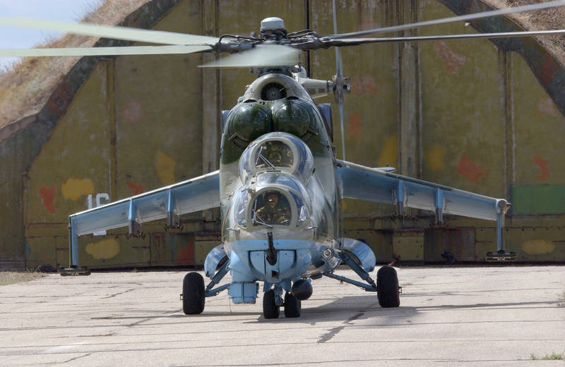 Советский ударный вертолёт Ми-24