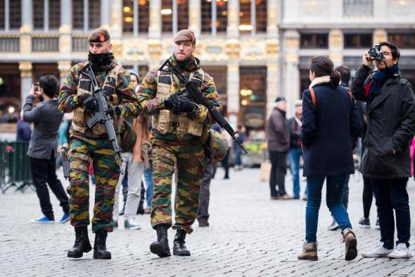 В Брюссель введены войска