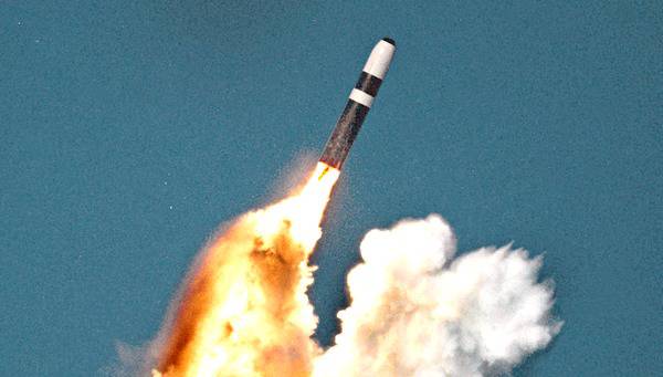 США запустили стратегическую ракету «Трайдент-2»
