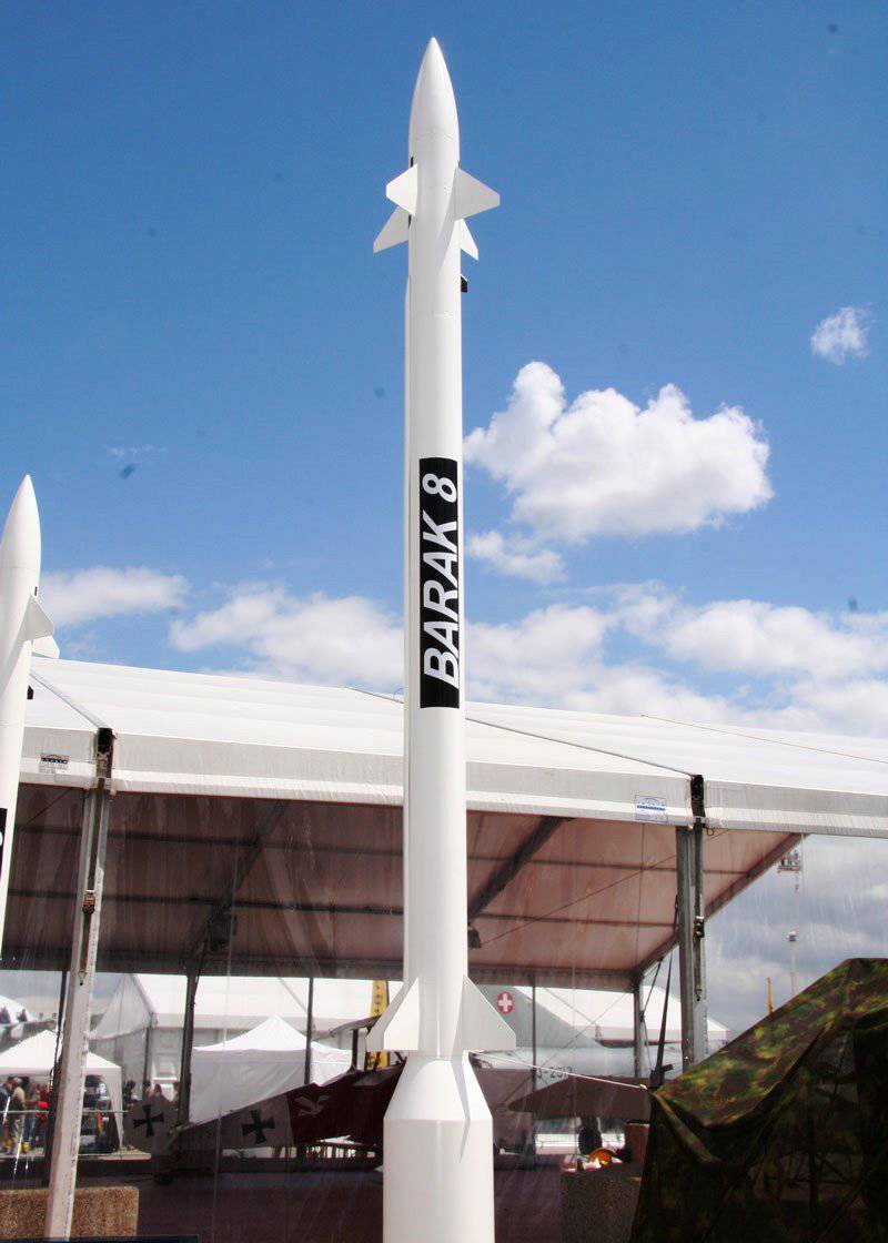 Израиль испытал новый ракетный комплекс морского базирования «Барак-8»