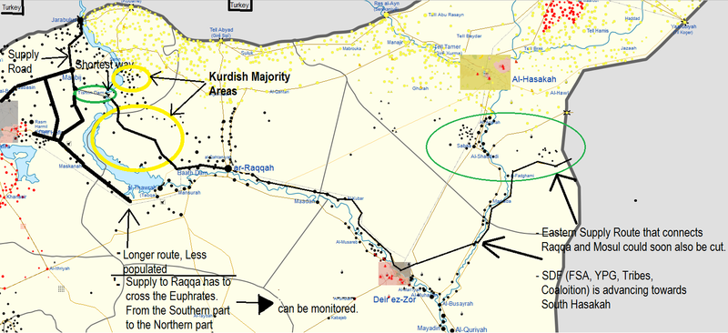 Наступление на дамбу Тишрин и начало битвы за Ракку