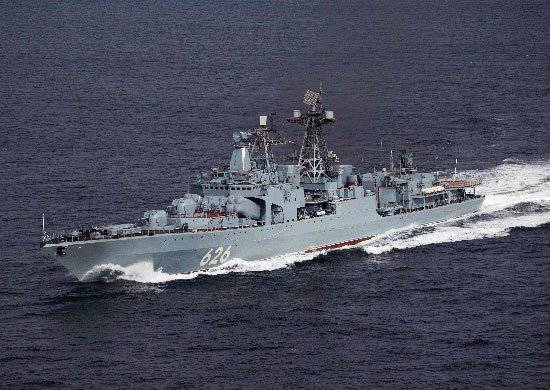 БПК «Вице-адмирал Кулаков» привлечен к российско-пакистанским антинаркотическим маневрам