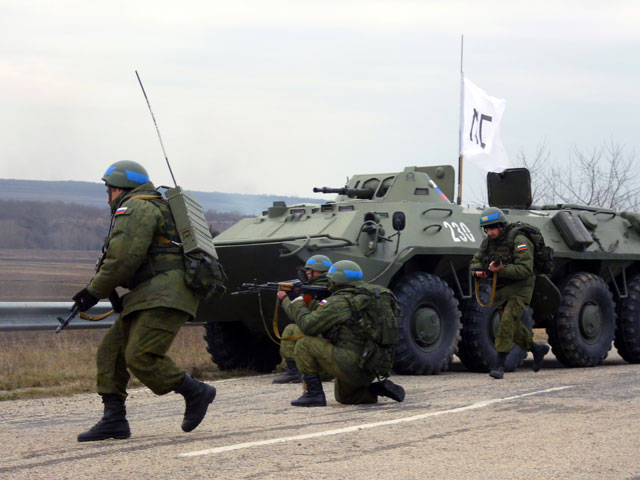 Российские военные учения в Приднестровье