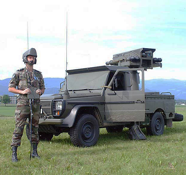 Французский мобильный комплекс ПВО малой дальности «Aspic»