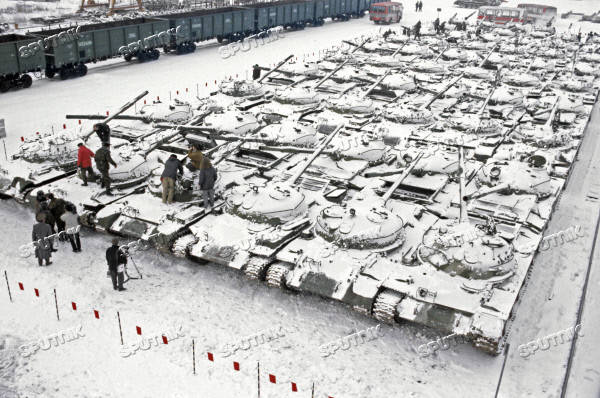 Утилизация советских танков в России