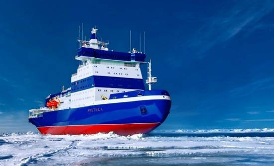 Самый большой и мощный в мире ледокол "Арктика" спустят на воду в мае