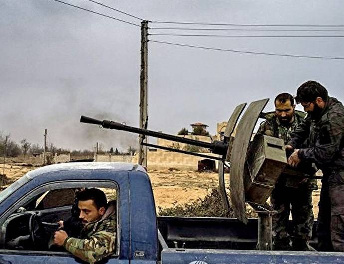 Сирийская армия вернула контроль над городом Ар-Рабиа