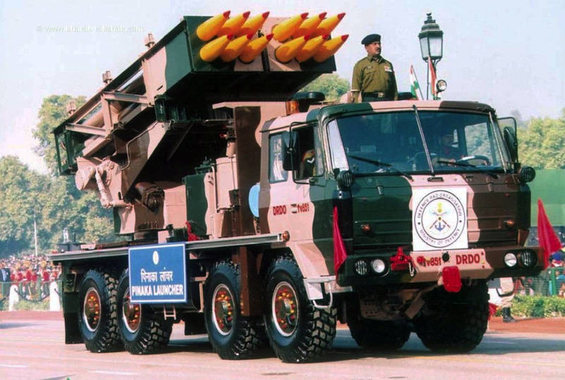 Индия испытала обновленную РСЗО «Пинака-2»